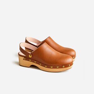J. Crew Convertible leather clogs